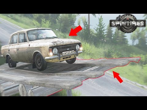 Видео: С Трамплина В ДЕРЕВО - SpinTires