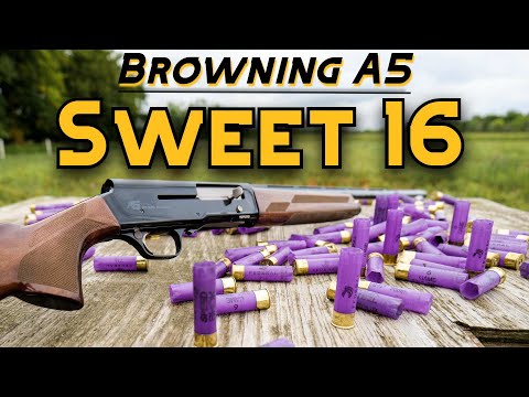 Видео: Обзор дробовика Browning A5 Sweet 16