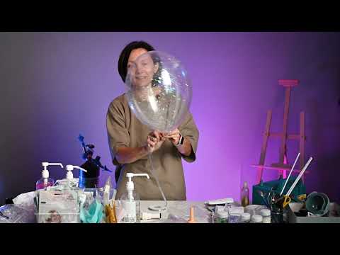Видео: Как сделать шар с конфетти? Латексный и шар Баблс. Уроки аэродизайна.