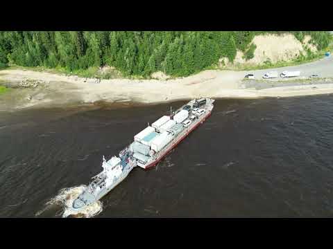 Видео: DJI Mini 3 Pro | 4K | Паром Приобье-Андра