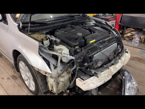 Видео: Nissan Teana j32. Влог. 3часть «снятия: фар, бамперов, крыльев,порогов,жабо, трапеция дворников»