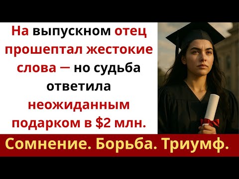 Видео: На выпускном отец прошептал «Ты никогда ничего не добьёшься» — и университет прислал мне $2 млн