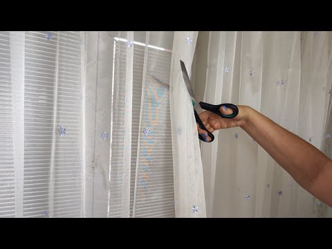 Видео: РАЗРЕЗАЛА СТАРЫЙ ТЮЛЬ И СДЕЛАЛА ПОТРЯСАЮЩУЮ ВЕЩЬ!