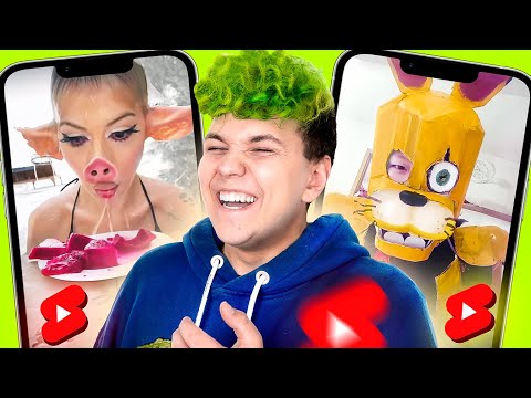 Видео: Что ПРОИСХОДИТ в Ютуб ШОРТСАХ? 😂 ПОПРОБУЙ НЕ ЗАСМЕЯТЬСЯ в Shorts😂 #shorts