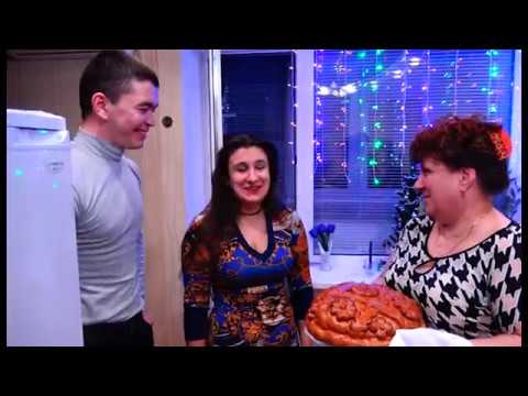 Видео: Как сватать невесту. Сватовство влюблённых Романа и Виктории - под Рождество 2017 г.