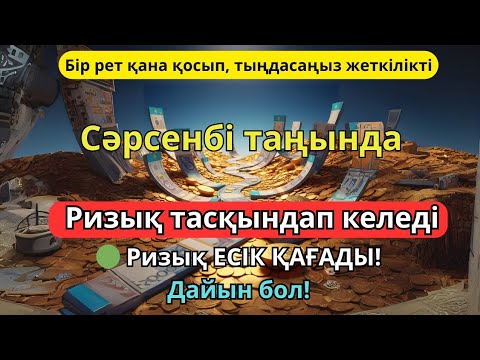 Видео: БІР РЕТ ҚАНА ТЫҢДАҢЫЗ – ТІЛЕГІҢІЗ ҚАБЫЛ БОЛАДЫ❗️100 МЫҢ ПЕРІШТЕ ТҮСЕДІ | РИЗЫҚТАРЫҢЫЗ МОЛ БОЛСЫН