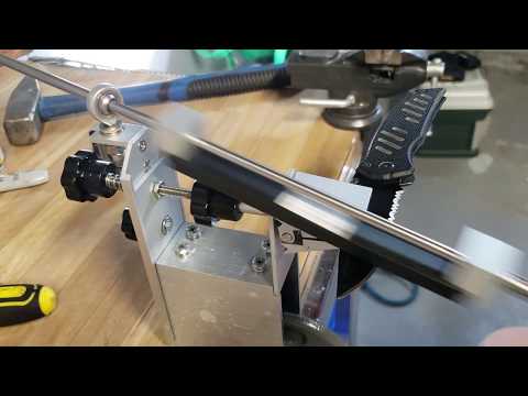 Видео: Особенности КМЕ китайской точилки, выставление угла, заточка алмазами