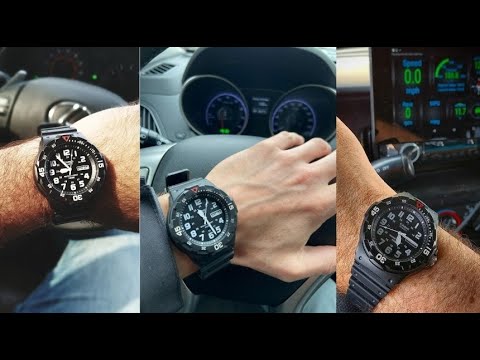 Видео: Часы Casio MRW-200H-1B - для походов в гараж и на повседнев, бюджетные часы с хорошим качеством