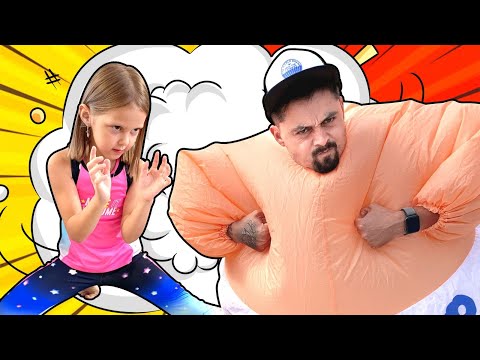 Видео: СЕМЕЙКА НА СПОРТЕ! Кто самы спортивный в семье: Мама, папа или Амелька?