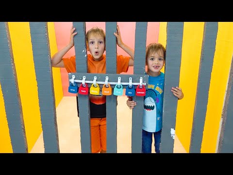 Видео: Влад и Ники и Челлендж побег из комнаты