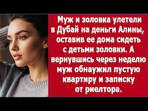 Видео: «Муж с золовкой слетали в Дубай на мои деньги — вернувшись, принесли лишь истории из жизни»