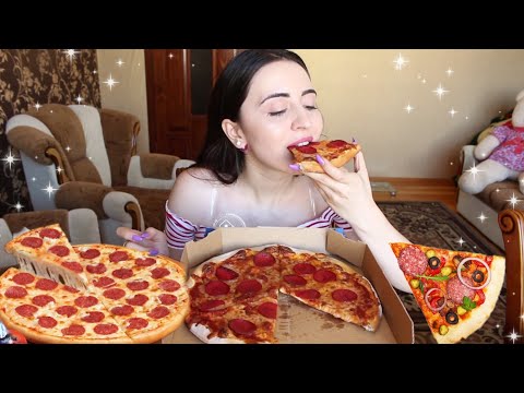 Видео: DOMINOS ПИЦЦА / MUKBANG / не ASMR #AykaEmilly