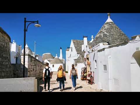 Видео: Алберобело - столицата на трулите. Пулия