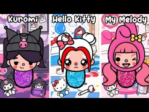 Видео: Мы тройняшки, но мы разные 🖤🤍💗 | Toca Boca Life World