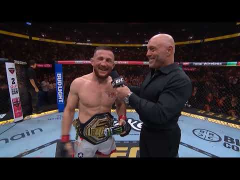 Видео: UFC 320: Мераб Двалишвили - Слова после боя