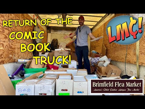 Видео: Возвращение крупнейшего блошиного рынка в Америке и передвижного грузовика, полного комиксов!!