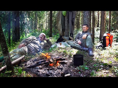 Видео: С БАТЕЙ ЗА ХАРИУСОМ. НОЧУЕМ В ТАЙГЕ. СОЛЁНЫЙ ХАРИУС НА УЖИН. ЛЕСНАЯ РЕКА