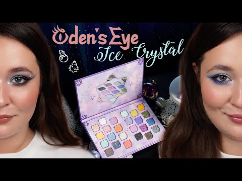 Видео: Oden's Eye Ice Crystal 🎄 Самый полный обзор и 6 макияжей