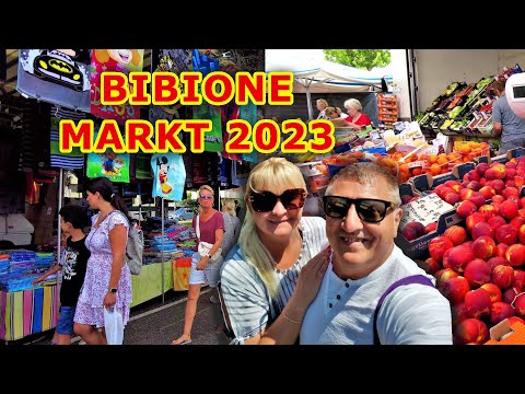 Видео: САМЫЙ БОЛЬШОЙ БАЗАР В БИБИОНЕ. ЦЕНЫ  ВЕЩИ  РЫБА ФРУКТЫ ОВОЩИ. Отпуск в ИТАЛИИ 2023. BIBIONE MARKT.