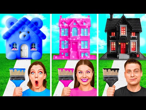 Видео: Домики Одного Цвета Челлендж | Смешные Ситуации и Неудачи от KiKi Challenge
