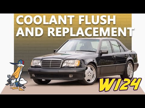 Видео: Промывка и замена охлаждающей жидкости Mercedes-Benz W124 E-Class