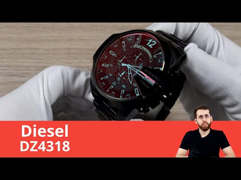 Видео: Часы Diesel DZ4318 - Обзор и Настройка