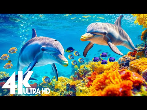 Видео: Подводные чудеса 4K + расслабляющая музыка — коралловые рифы и красочная морская жизнь в UHD