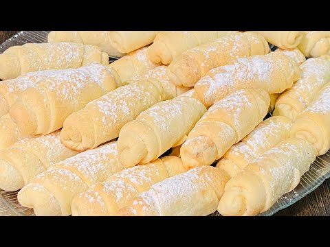 Видео: ВЫ УДИВИТЕСЬ КАК  ПРОСТО! ТРУБОЧКИ с НАЧИНКОЙ.ПЕЧЕНЬЕ «СИГАРЕТКИ»с Ореховой начинкой. Быстро к чаю