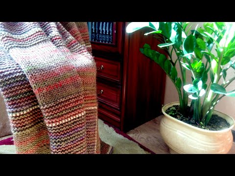 Видео: Плед готов и он прекрасен! Цвет щемящей осенней прелести...