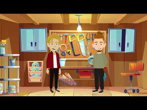 Видео: Учить немецкий язык | В мастерской | Диалог с субтитрами