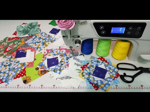 Видео: Два потрясающих узора для пэчворка! Идеи для шитья.