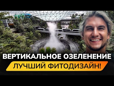 Видео: Вертикальное озеленение! Разбор лучшего аэропорта мира, Changi, Сингапур. Фитодизайн, полив и нюансы