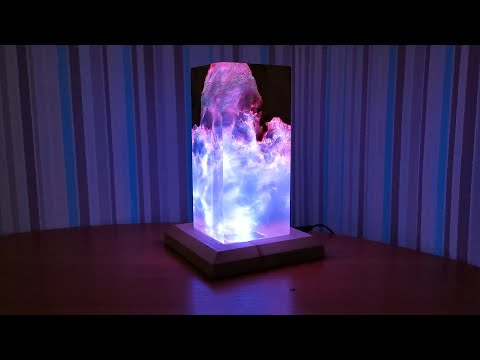 Видео: Как я сделал лампу из эпоксидной смолы