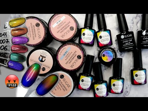 Видео: Термохромный, сенсорный эффект. Полигели с крутыми блестками. 9D кошачий глаз. Термогель со снегом!