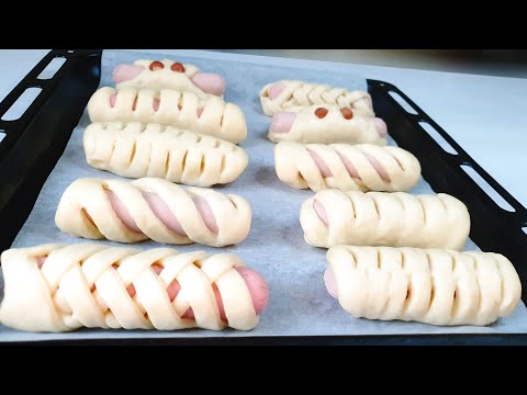 Видео: Их так просто готовить! Нескучные сосиски в тесте! Как сделать Формы для сосисок в тесте?