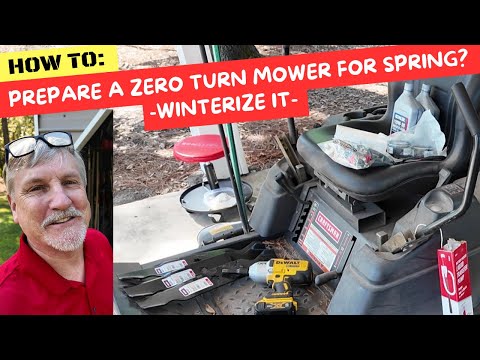 Видео: Как подготовить газонокосилку с нулевым радиусом разворота к весне?