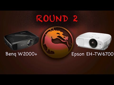 Видео: Benq W2000+ vs Epson EH TW6700. ROUND 2. Сравнение проекторов.