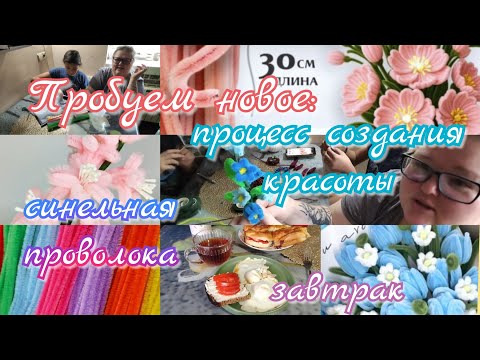 Видео: Пробуем новое//синельная проволока//завтрак