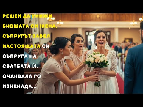 Видео: „РЕШИЛ ДА УСНИЖИ БИВШАТА СИ СЪПРУГА, СЪПРУГЪТ ЗАВЕДЕЛ НАСТОЯЩАТА СИ СЪПРУГА НА СВАТБАТА Й С УСМИВКА.