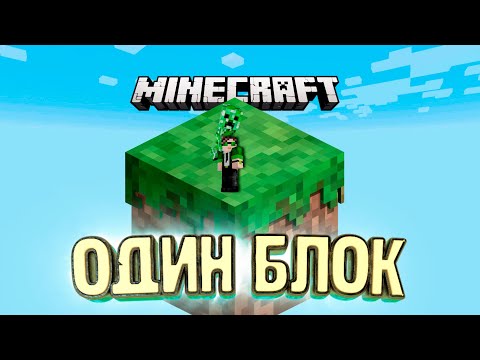 Видео: Minecraft СКАЙБЛОК НО У Тебя Только ОДИН БЛОК