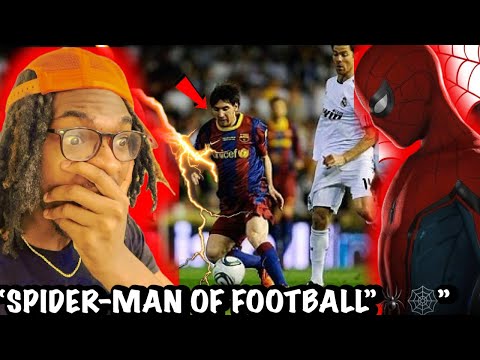 Видео: МЕССИ обладает рефлексами ЧЕЛОВЕКА-ПАУКА и точностью ЖЕЛЕЗНОГО ЧЕЛОВЕКА 🕷️⚙️ | Американец реагиру...