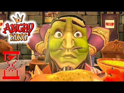 Видео: Злой Король // Потрясный пир прохождение // Angry King