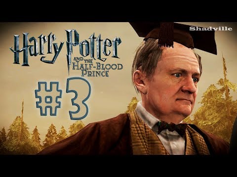 Видео: Harry Potter and the Half-Blood Prince (PC) Прохождение #3: Секрет Слизнорта