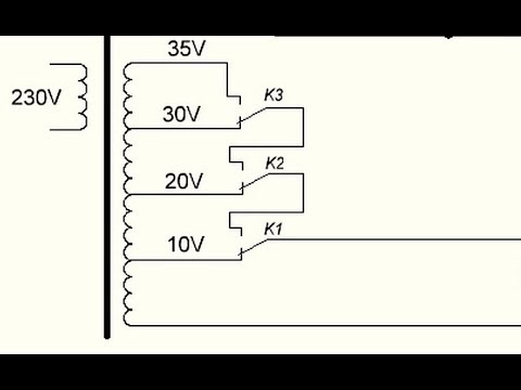 Видео: Коммутатор обмоток на 3 реле.