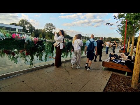 Видео: Moscow | Прогулка через Парк Горького | фоновый juzz 