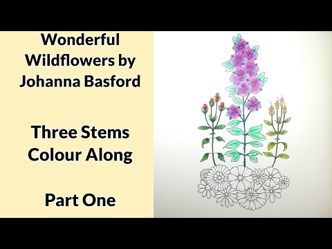 Видео: Чудесные полевые цветы Джоанны Басфорд — Три стебля (часть 1)