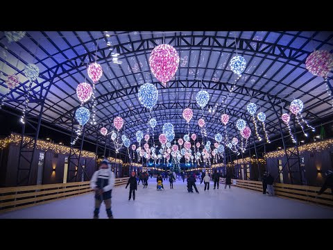 Видео: Каток у флагштока / Санкт-Петербург