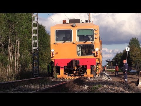 Видео: Капитальный ремонт ж.д. часть 4/8 - Подбивка-рихтовка / Track repair 4/8 - Tamping and straightening