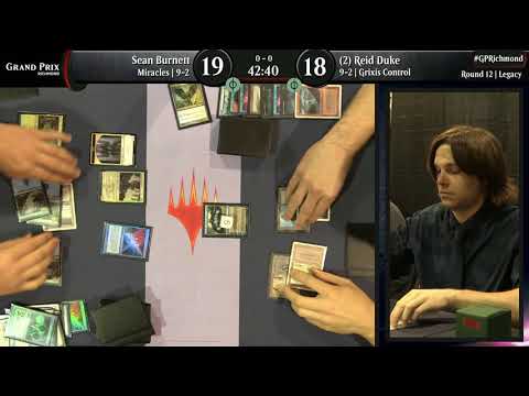 Видео: Magic the Gathering GP Richmond 2018, 12-й раунд, Legacy