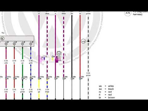 Видео: Golf VI 6 speed электросхема АКП